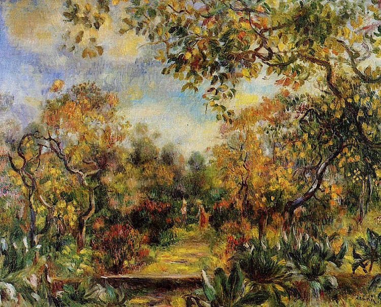 比留Landscape Beaulieu Landscape (1893),皮耶尔·奥古斯特·雷诺阿