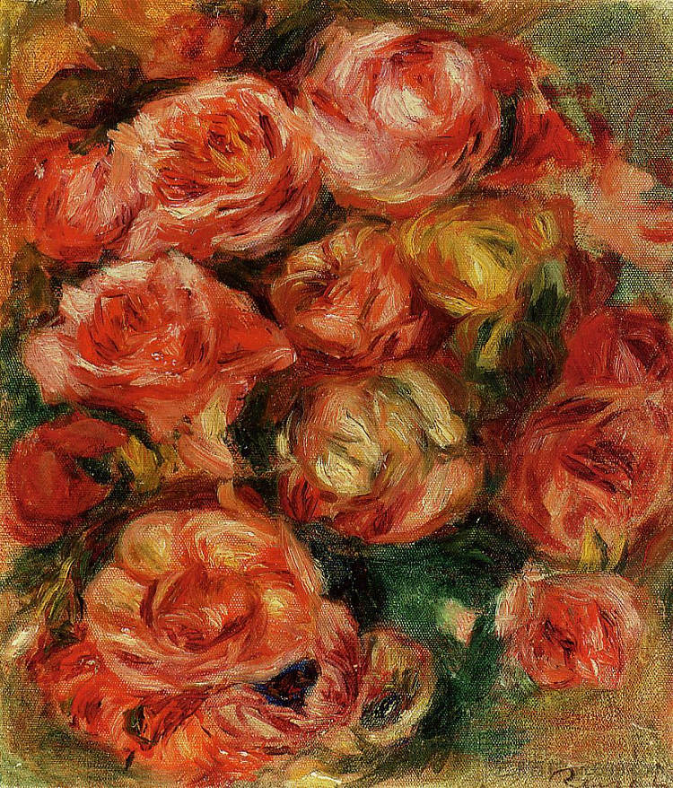 花束 Bouquet of Flowers (1915)，皮耶尔·奥古斯特·雷诺阿