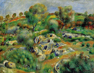 布列塔尼的景观 Breton Landscape (1893)，皮耶尔·奥古斯特·雷诺阿