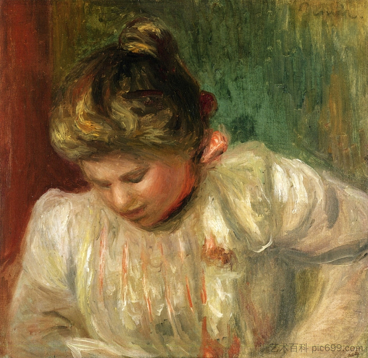 少女半身像 Bust of a Girl (1900),皮耶尔·奥古斯特·雷诺阿