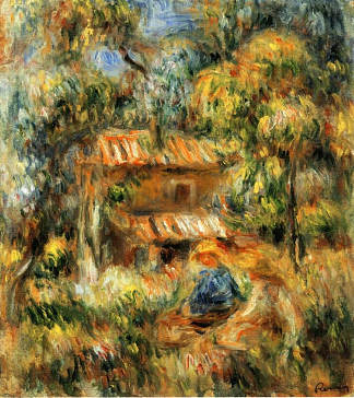 Cagnes景观 Cagnes Landscape，皮耶尔·奥古斯特·雷诺阿