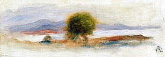 Cagnes景观 Cagnes Landscape (1910)，皮耶尔·奥古斯特·雷诺阿