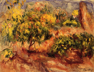 Cagnes景观 Cagnes Landscape (1914 – 1919)，皮耶尔·奥古斯特·雷诺阿