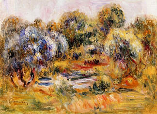 Cagnes景观 Cagnes Landscape，皮耶尔·奥古斯特·雷诺阿