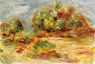 Cagnes景观 Cagnes Landscape，皮耶尔·奥古斯特·雷诺阿