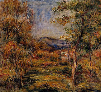 Cagnes景观 Cagnes Landscape，皮耶尔·奥古斯特·雷诺阿