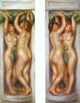 女像柱 Caryatides (1910)，皮耶尔·奥古斯特·雷诺阿