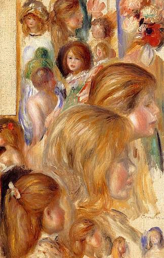 孩子的头 Children`s Heads，皮耶尔·奥古斯特·雷诺阿