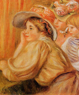 可可和两个仆人 Coco and Two Servants (1910)，皮耶尔·奥古斯特·雷诺阿