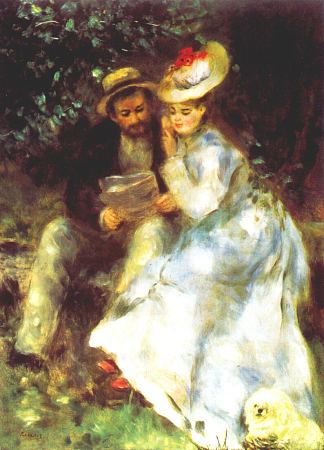机密 Confidences (1875)，皮耶尔·奥古斯特·雷诺阿