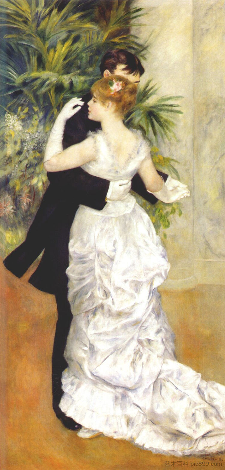在城市中跳舞 Dance in the City (1883),皮耶尔·奥古斯特·雷诺阿