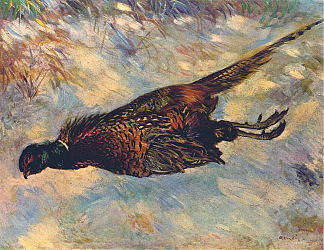 雪地里的死野鸡 Dead Pheasant in the Snow (1879)，皮耶尔·奥古斯特·雷诺阿