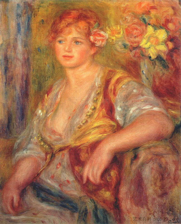 戴迪穿着西班牙服装 Dedee in spanish dress (1914 - 1917),皮耶尔·奥古斯特·雷诺阿