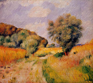 麦田 Fields of Wheat (1885)，皮耶尔·奥古斯特·雷诺阿