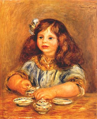 吉纳维芙·伯恩海姆·德·维尔耶尔 Genevieve bernheim de villers (1910)，皮耶尔·奥古斯特·雷诺阿