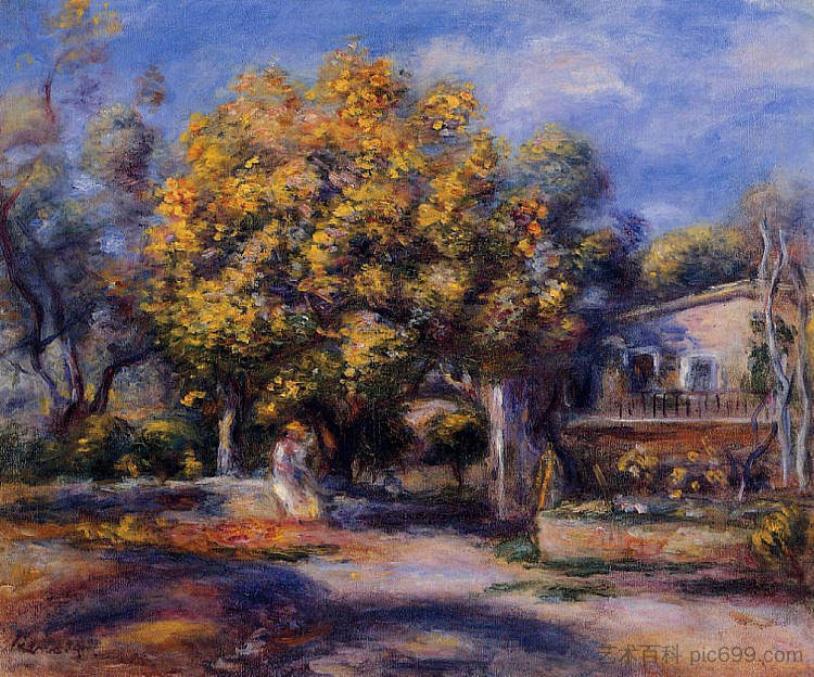 Houses at Cagnes Houses at Cagnes (1905),皮耶尔·奥古斯特·雷诺阿