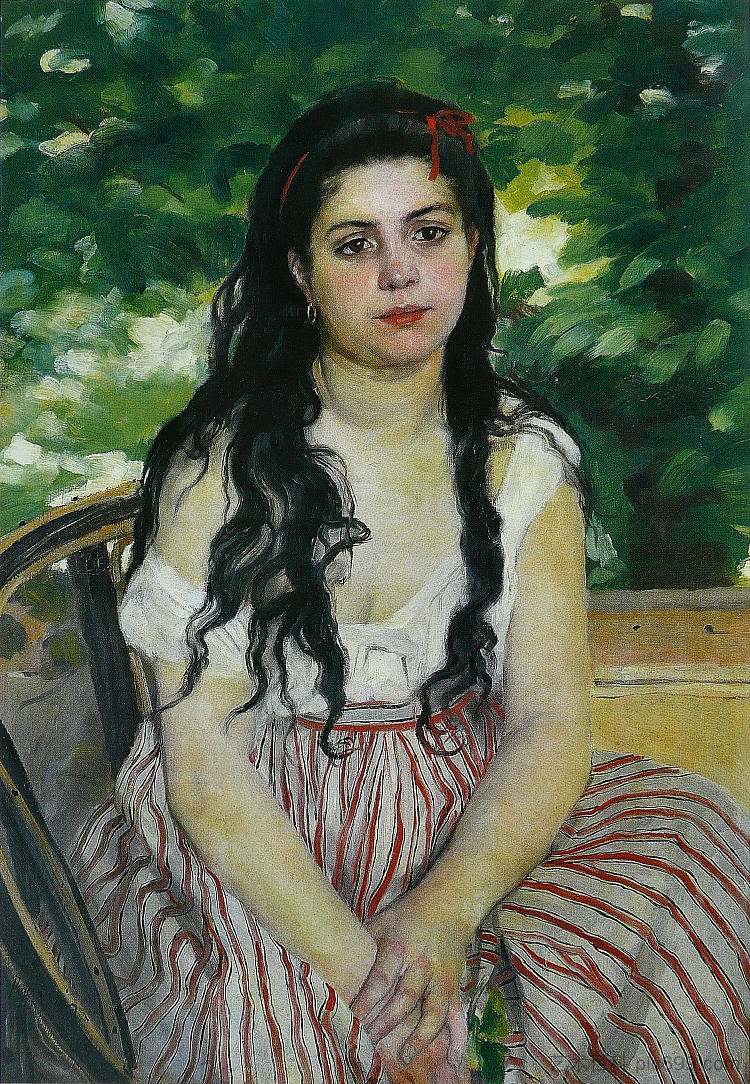 夏天(吉普赛人) In summer (The Gypsy) (1868),皮耶尔·奥古斯特·雷诺阿