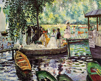 青蛙 La Grenouillere (1869)，皮耶尔·奥古斯特·雷诺阿