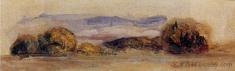 景观 Landscape (1881)，皮耶尔·奥古斯特·雷诺阿