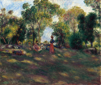 景观 Landscape (1881)，皮耶尔·奥古斯特·雷诺阿