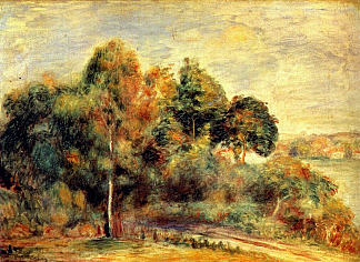 景观 Landscape (1900)，皮耶尔·奥古斯特·雷诺阿