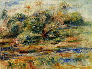 景观 Landscape (1910)，皮耶尔·奥古斯特·雷诺阿