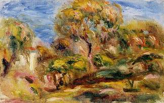 景观 Landscape (1917)，皮耶尔·奥古斯特·雷诺阿