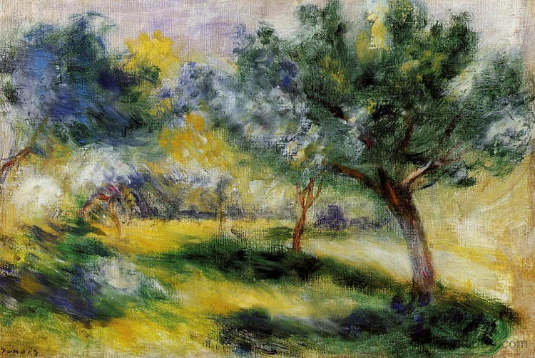 景观 Landscape,皮耶尔·奥古斯特·雷诺阿