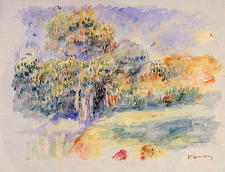景观 Landscape，皮耶尔·奥古斯特·雷诺阿
