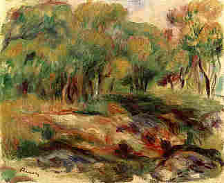 景观 Landscape，皮耶尔·奥古斯特·雷诺阿