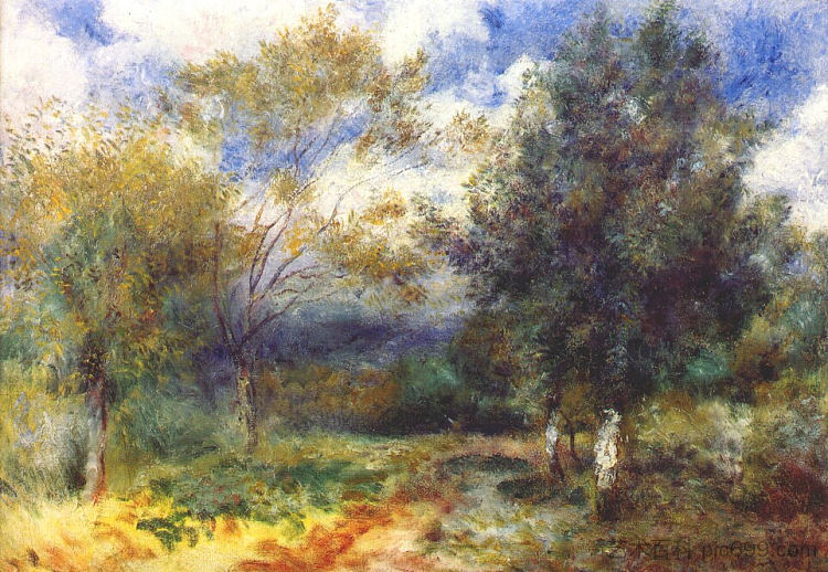 阳光下的风景 Landscape in the Sun (1880 - 1881),皮耶尔·奥古斯特·雷诺阿