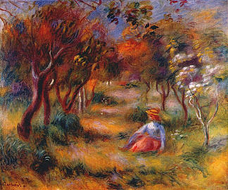 邮政花园(Cagnes) Le Jardin de la Poste (Cagnes) (1906)，皮耶尔·奥古斯特·雷诺阿