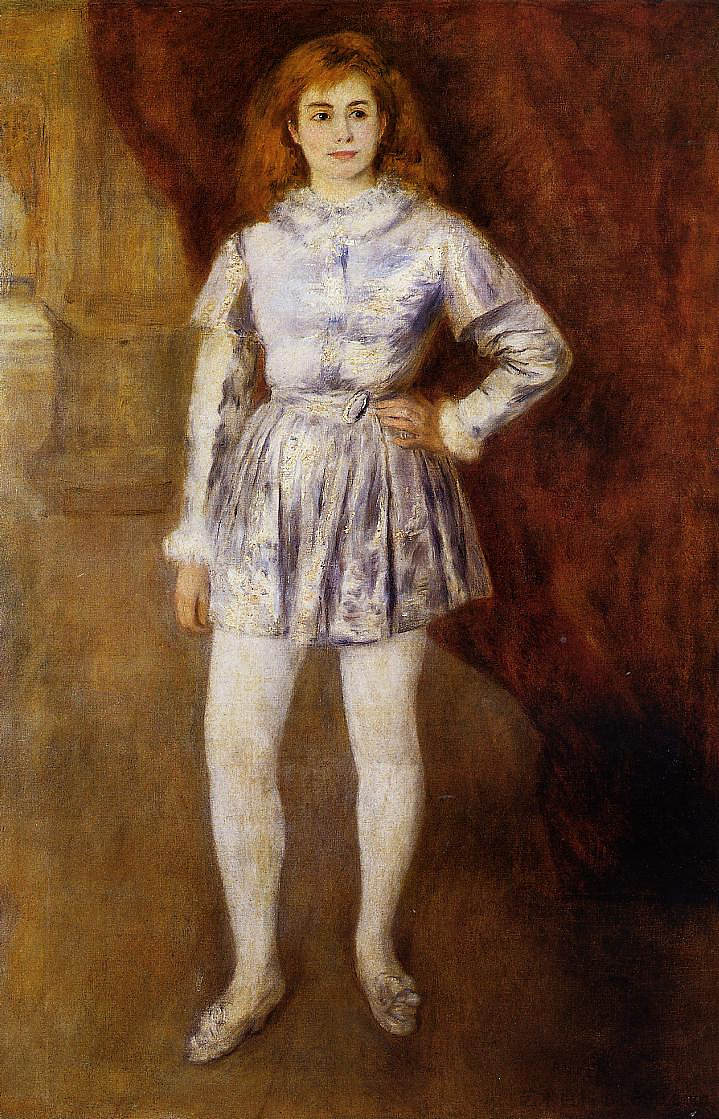 赫里奥夫人作为异装癖者 Madame Heriot en travesti (1875 - 1876),皮耶尔·奥古斯特·雷诺阿