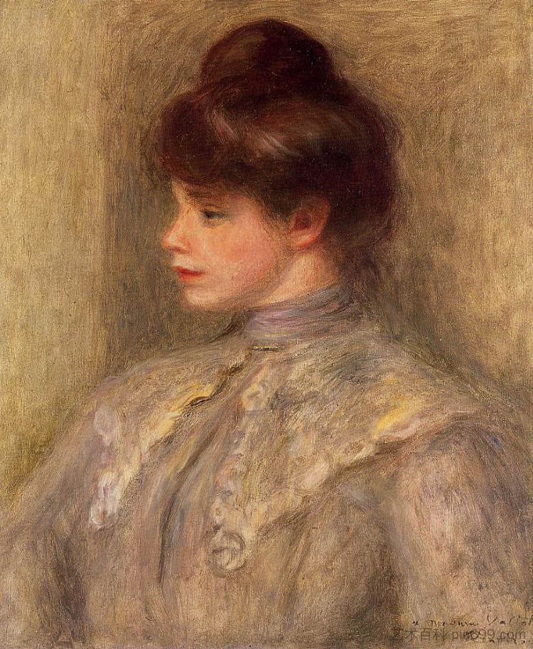 路易斯·瓦尔塔特夫人 nee 苏珊娜·诺埃尔 Madame Louis Valtat nee Suzanne Noel (1902 - 1903),皮耶尔·奥古斯特·雷诺阿