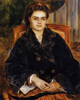 玛丽·奥克塔维·伯尼尔夫人 Madame Marie Octavie Bernier (1871)，皮耶尔·奥古斯特·雷诺阿
