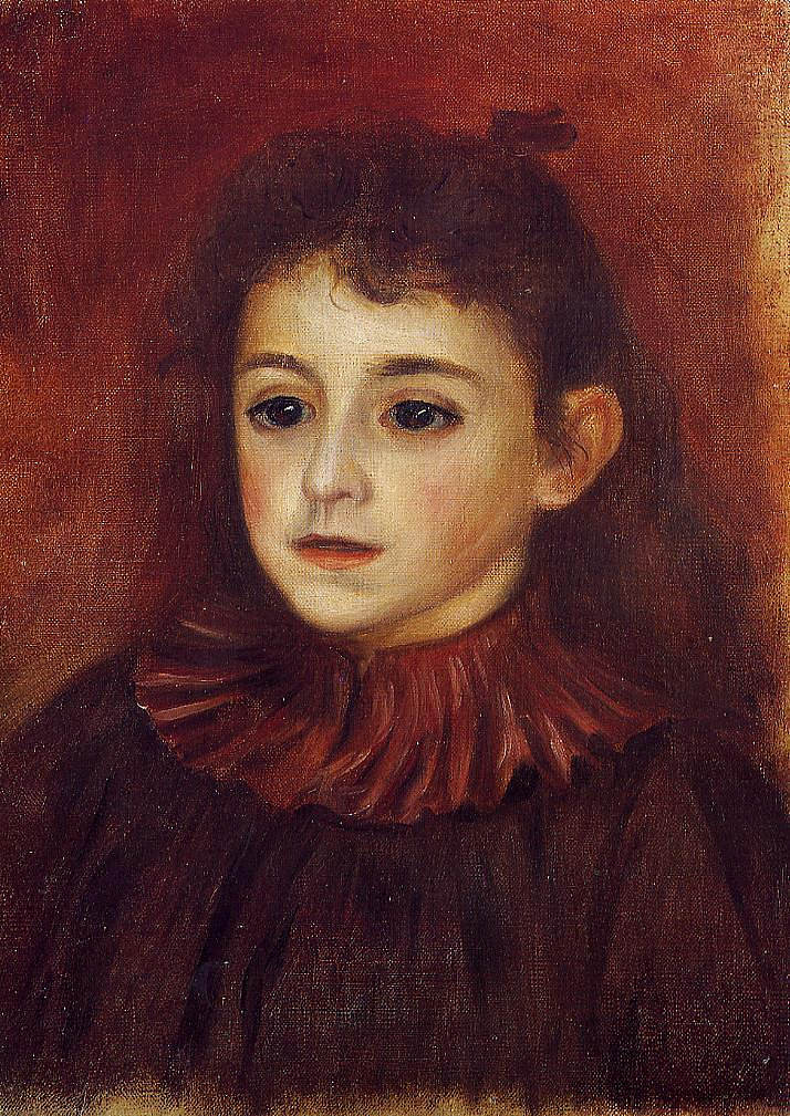 乔吉特·卡彭蒂埃小姐 Mademoiselle Georgette Charpentier (c.1878),皮耶尔·奥古斯特·雷诺阿