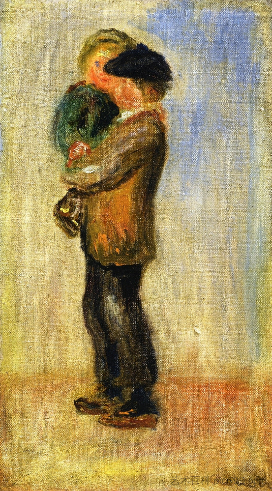 抱着男孩的男人 Man Carrying a Boy,皮耶尔·奥古斯特·雷诺阿