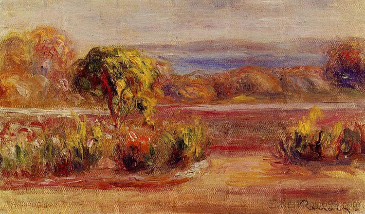 中午景观 Midday Landscape,皮耶尔·奥古斯特·雷诺阿