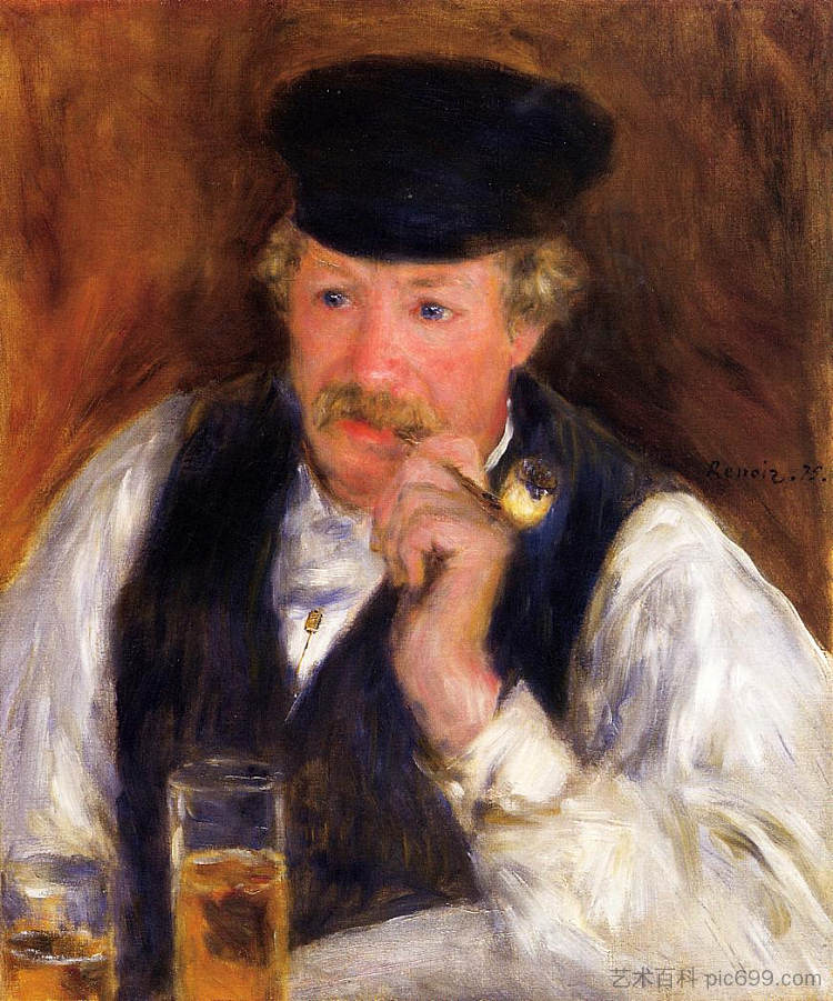 福奈兹先生 Monsieur Fornaise (1875),皮耶尔·奥古斯特·雷诺阿