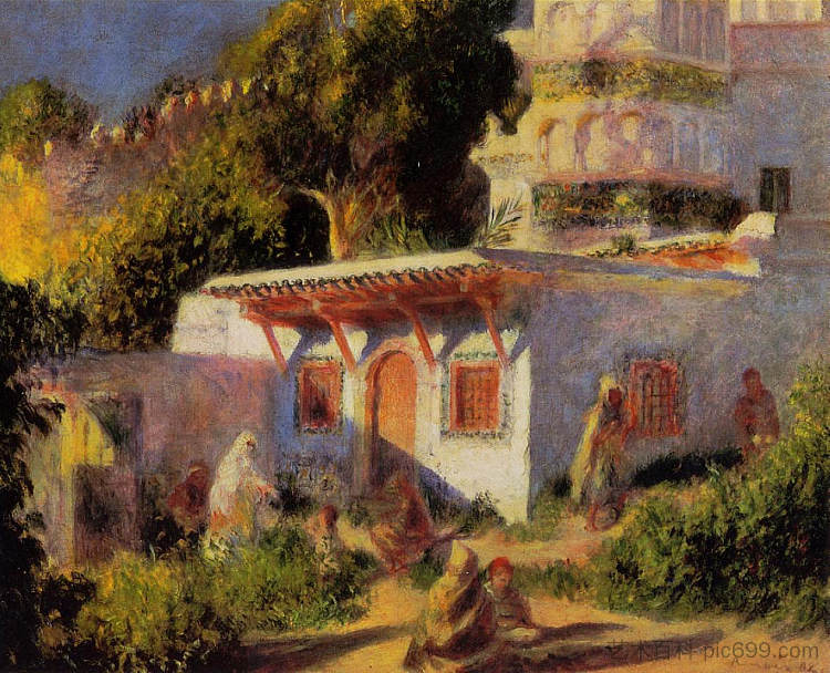阿尔及尔清真寺 Mosque in Algiers (1882)，皮耶尔·奥古斯特·雷诺阿