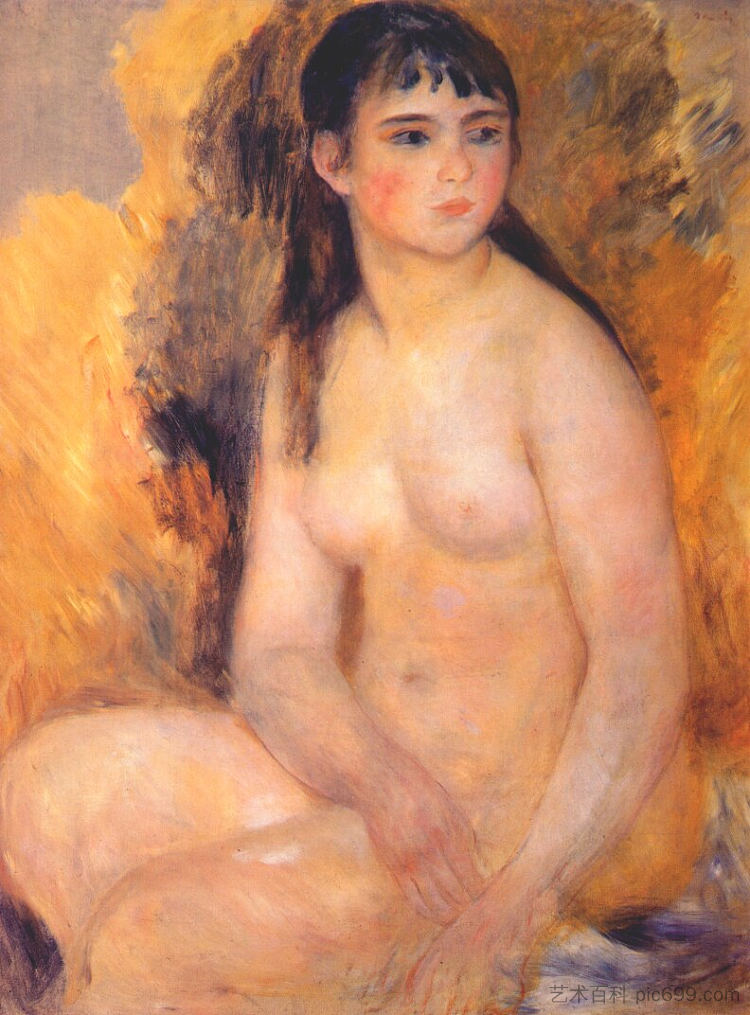 裸 Nude (1880)，皮耶尔·奥古斯特·雷诺阿