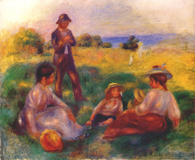 在伯纳瓦尔的乡村聚会 Party in the Country at Berneval (1898),皮耶尔·奥古斯特·雷诺阿
