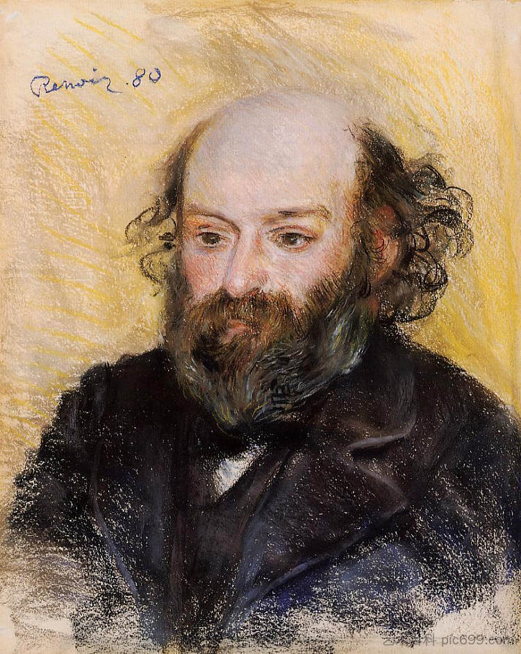保罗·塞尚 Paul Cezanne (1880),皮耶尔·奥古斯特·雷诺阿