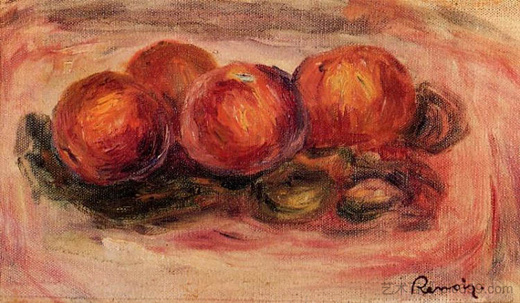 桃子和杏仁 Peaches and Almonds,皮耶尔·奥古斯特·雷诺阿