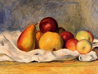 梨和苹果 Pears and Apples (1890)，皮耶尔·奥古斯特·雷诺阿