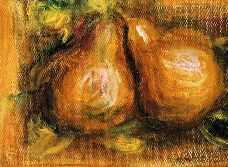 梨 Pears (c.1915)，皮耶尔·奥古斯特·雷诺阿