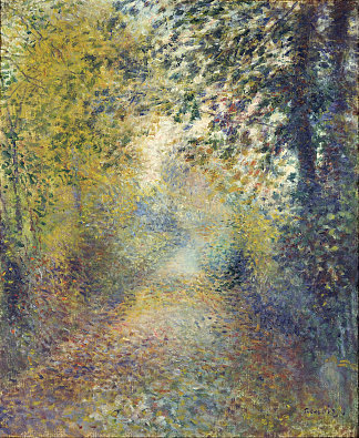 在树林里 In the Woods (c.1880)，皮耶尔·奥古斯特·雷诺阿