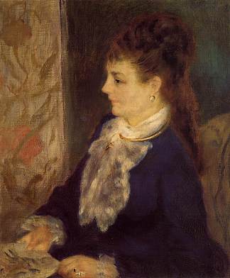 匿名保姆的肖像 Portrait of an Anonymous Sitter (1875)，皮耶尔·奥古斯特·雷诺阿