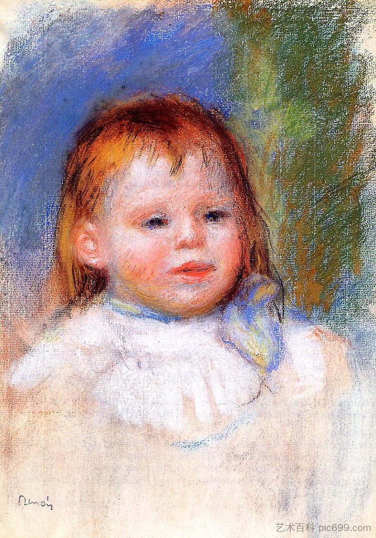 让·雷诺阿的肖像 Portrait of Jean Renoir (1895),皮耶尔·奥古斯特·雷诺阿
