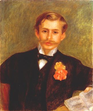 日耳曼先生的肖像 Portrait of Monsieur Germain (c.1900)，皮耶尔·奥古斯特·雷诺阿
